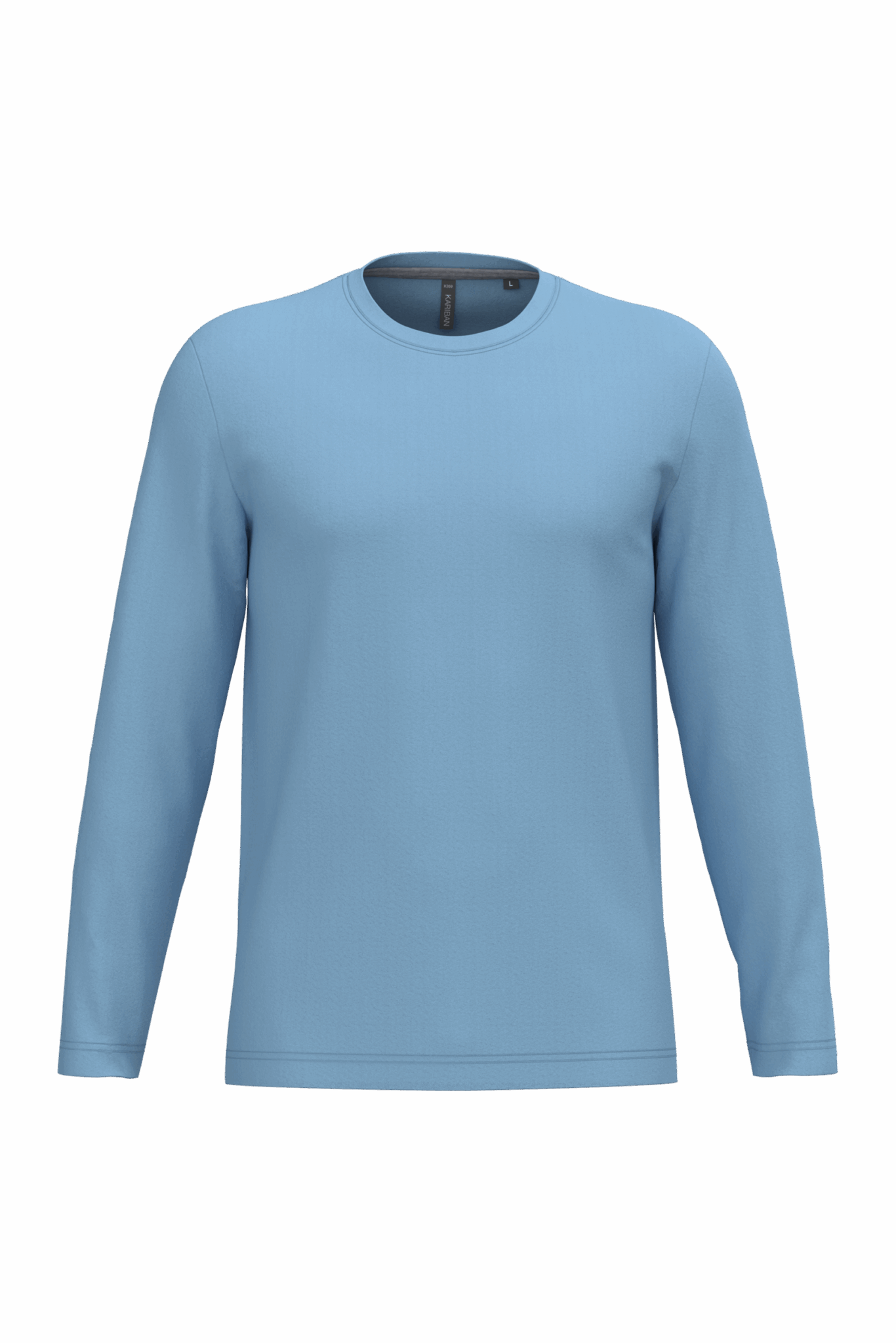 Miniature 24 pour T-shirt col rond manches longues homme