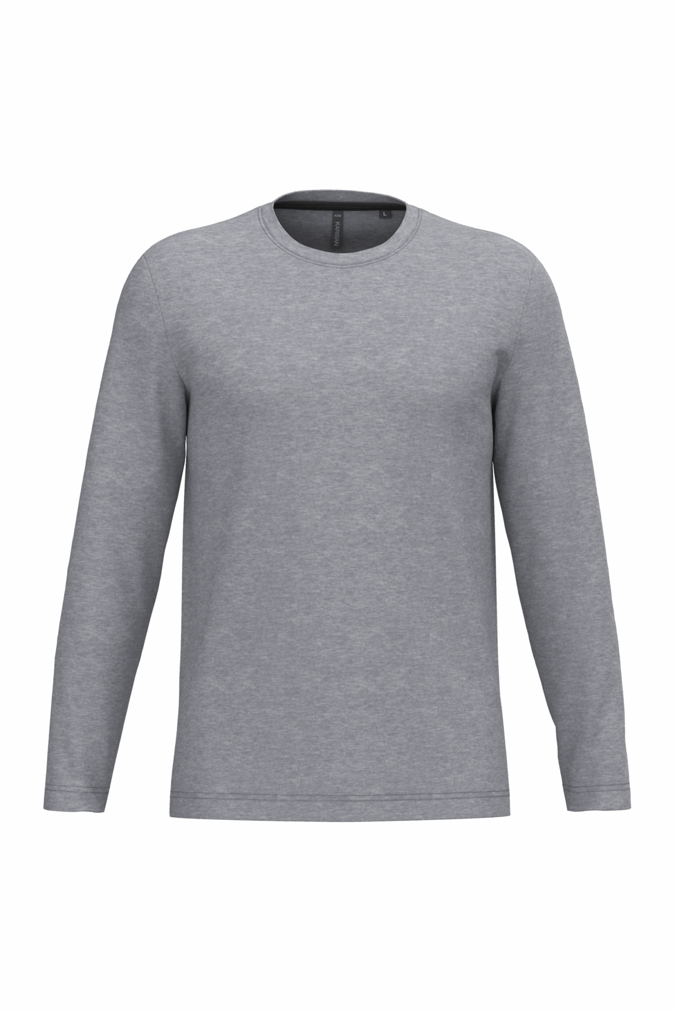 Miniature 21 pour T-shirt col rond manches longues homme