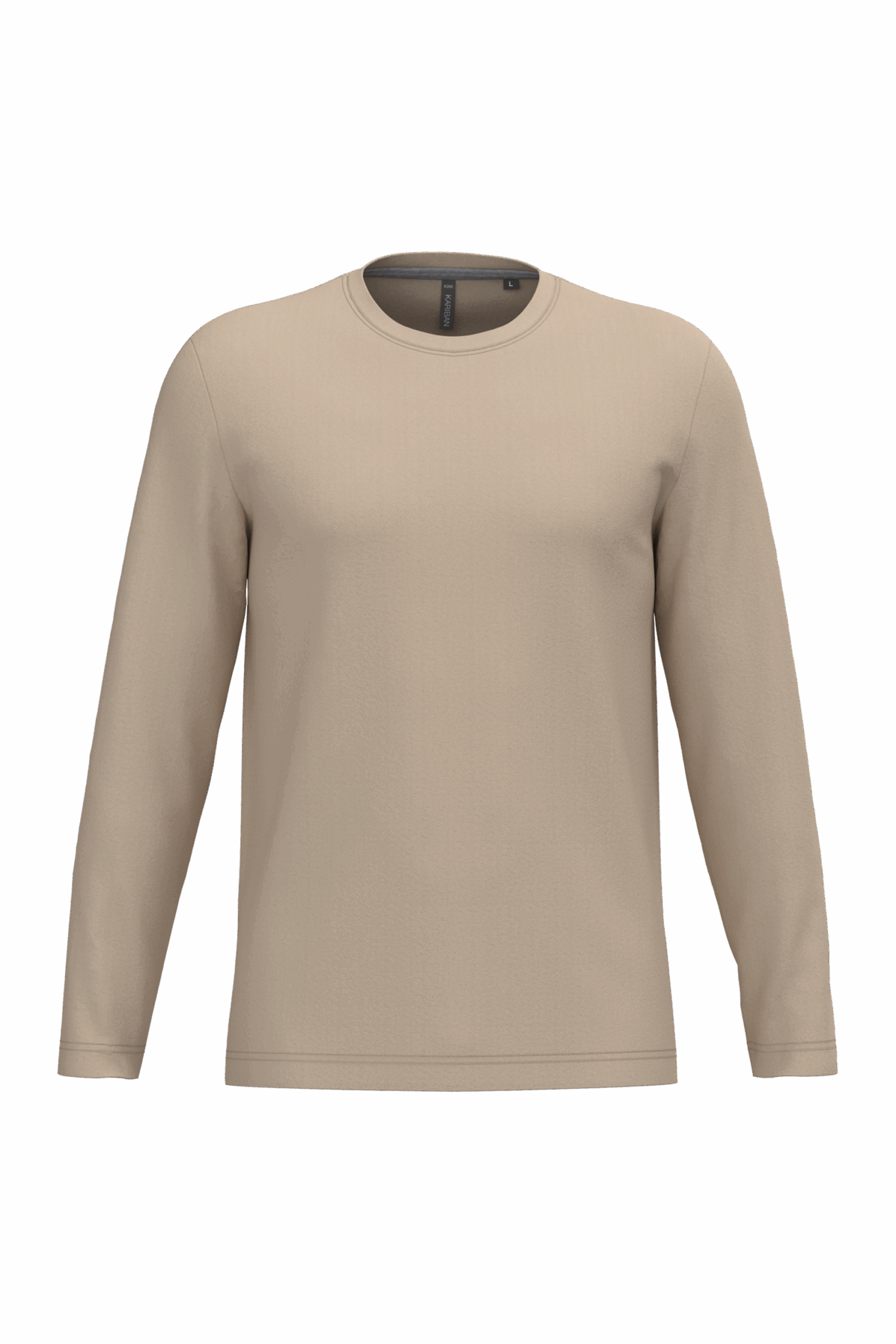 Miniature 17 pour T-shirt col rond manches longues homme