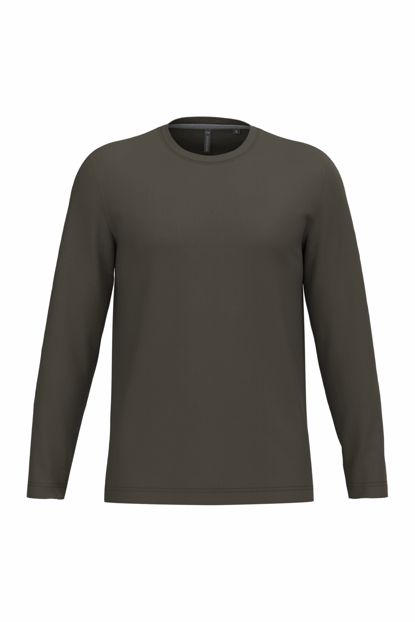 Miniature 12 pour T-shirt col rond manches longues homme
