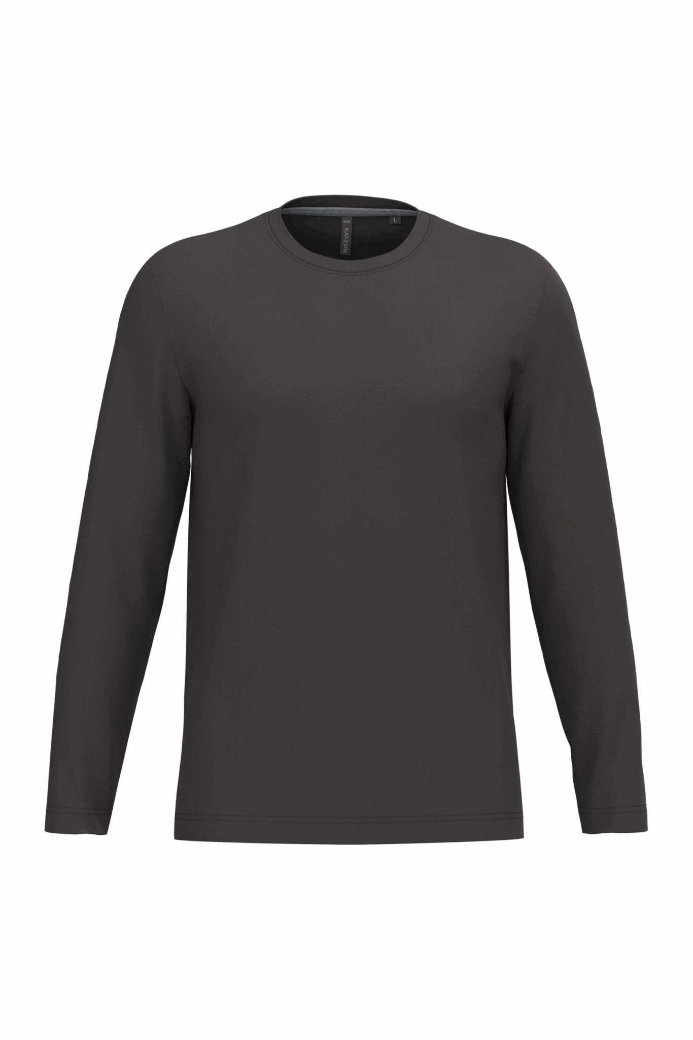 Miniature 11 pour T-shirt col rond manches longues homme
