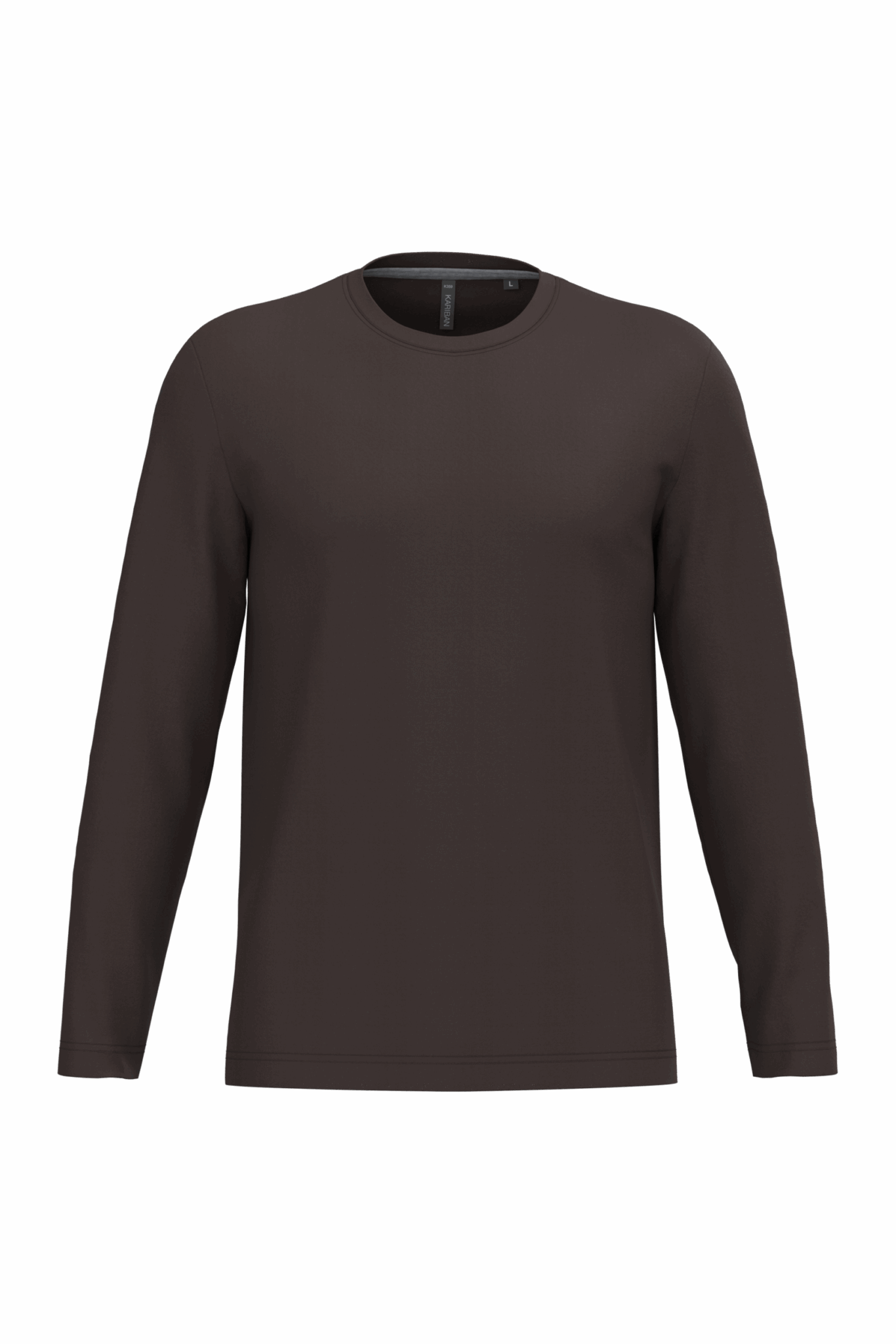 Miniature 10 pour T-shirt col rond manches longues homme