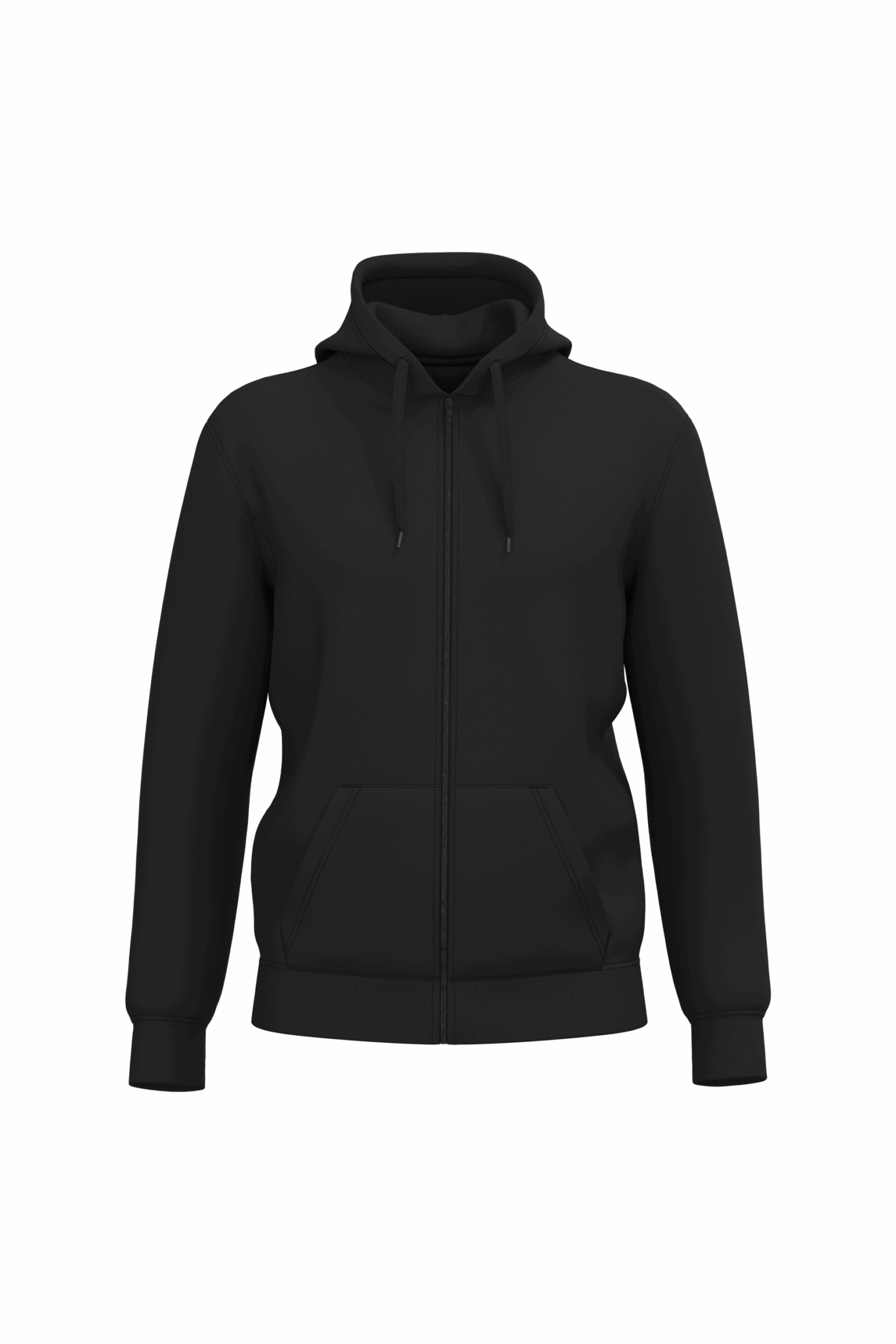 Miniature 21 pour Sweat-shirt recyclé zippé à capuche unisexe