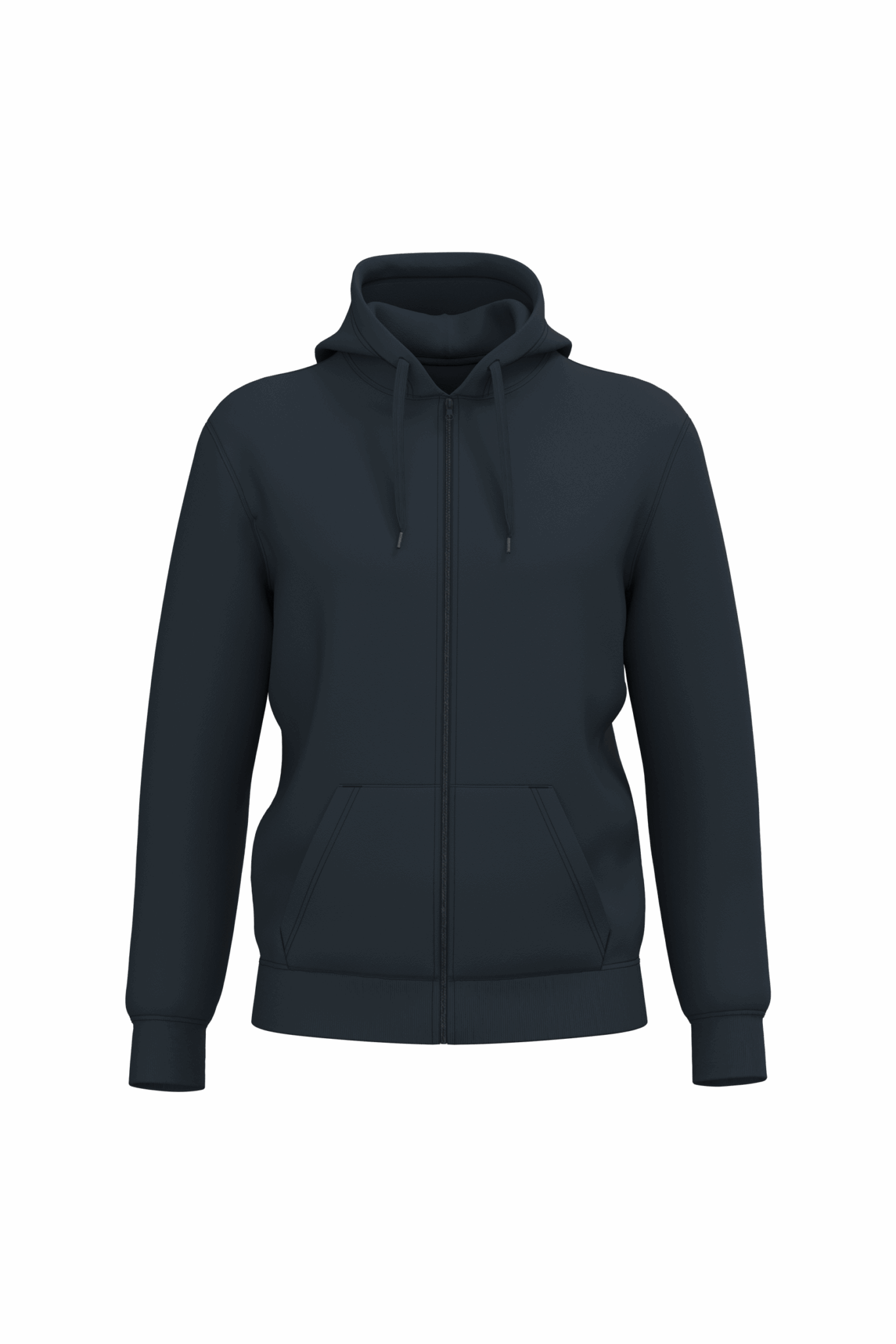 Miniature 24 pour Sweat-shirt recyclé zippé à capuche unisexe