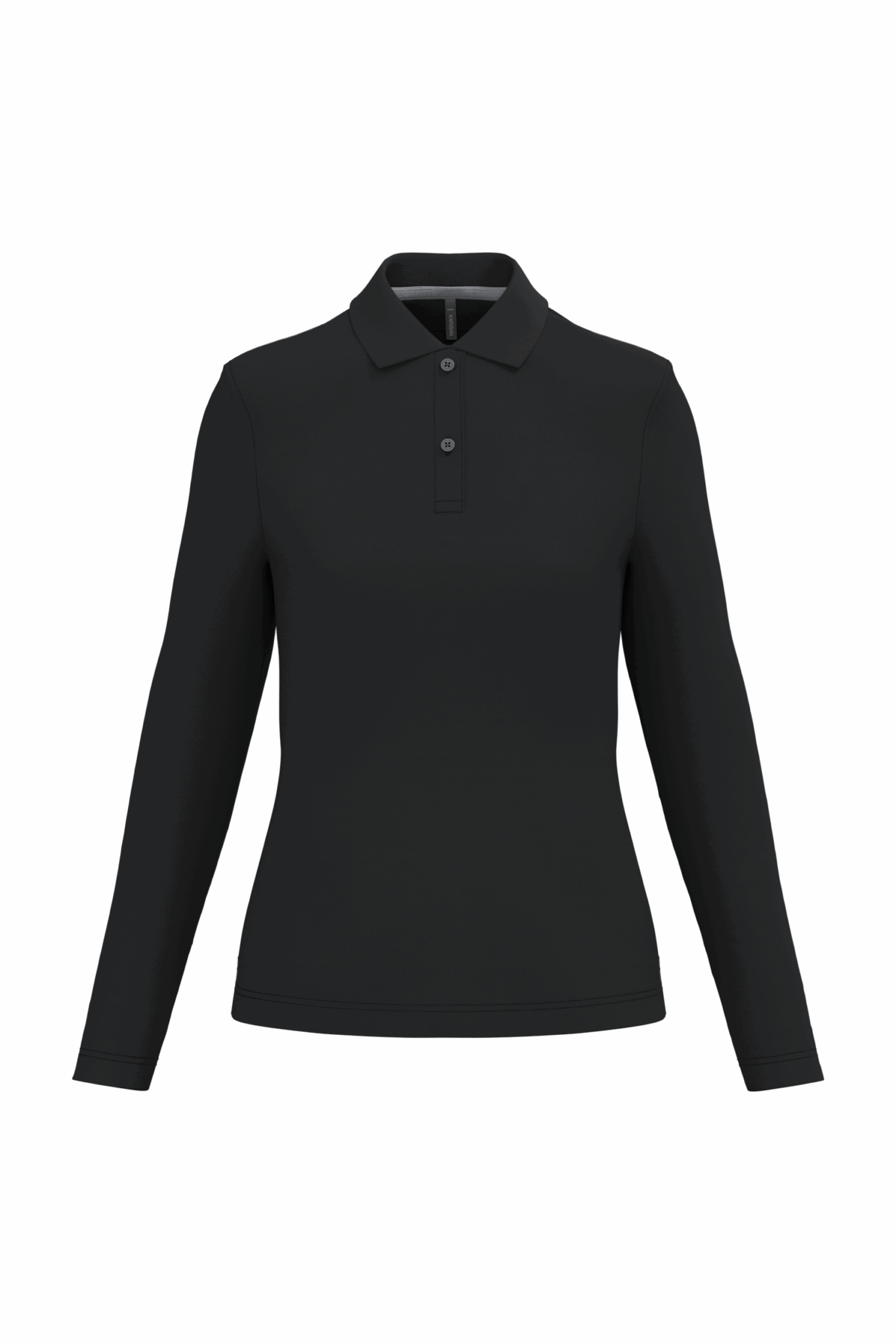 Miniature 10 pour Polo manches longues femme