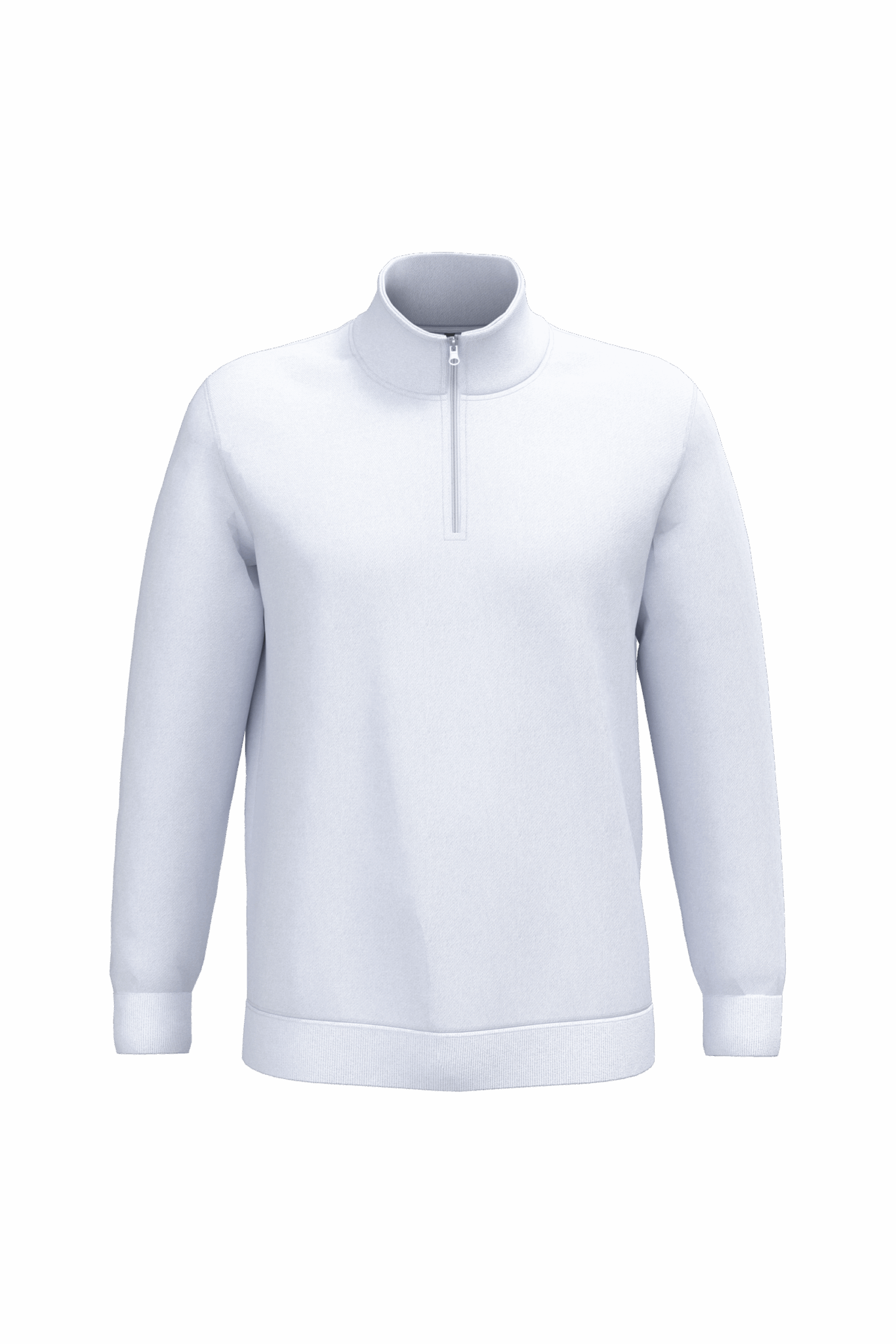 Miniature 18 pour Sweat-shirt col zippé homme