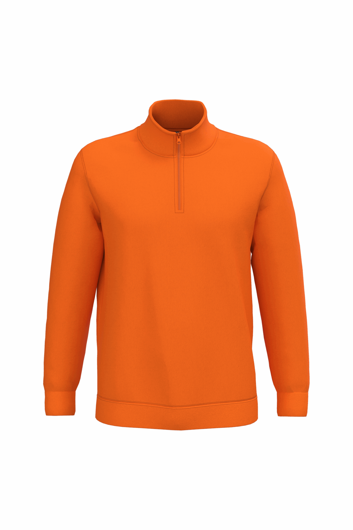Miniature 15 pour Sweat-shirt col zippé homme