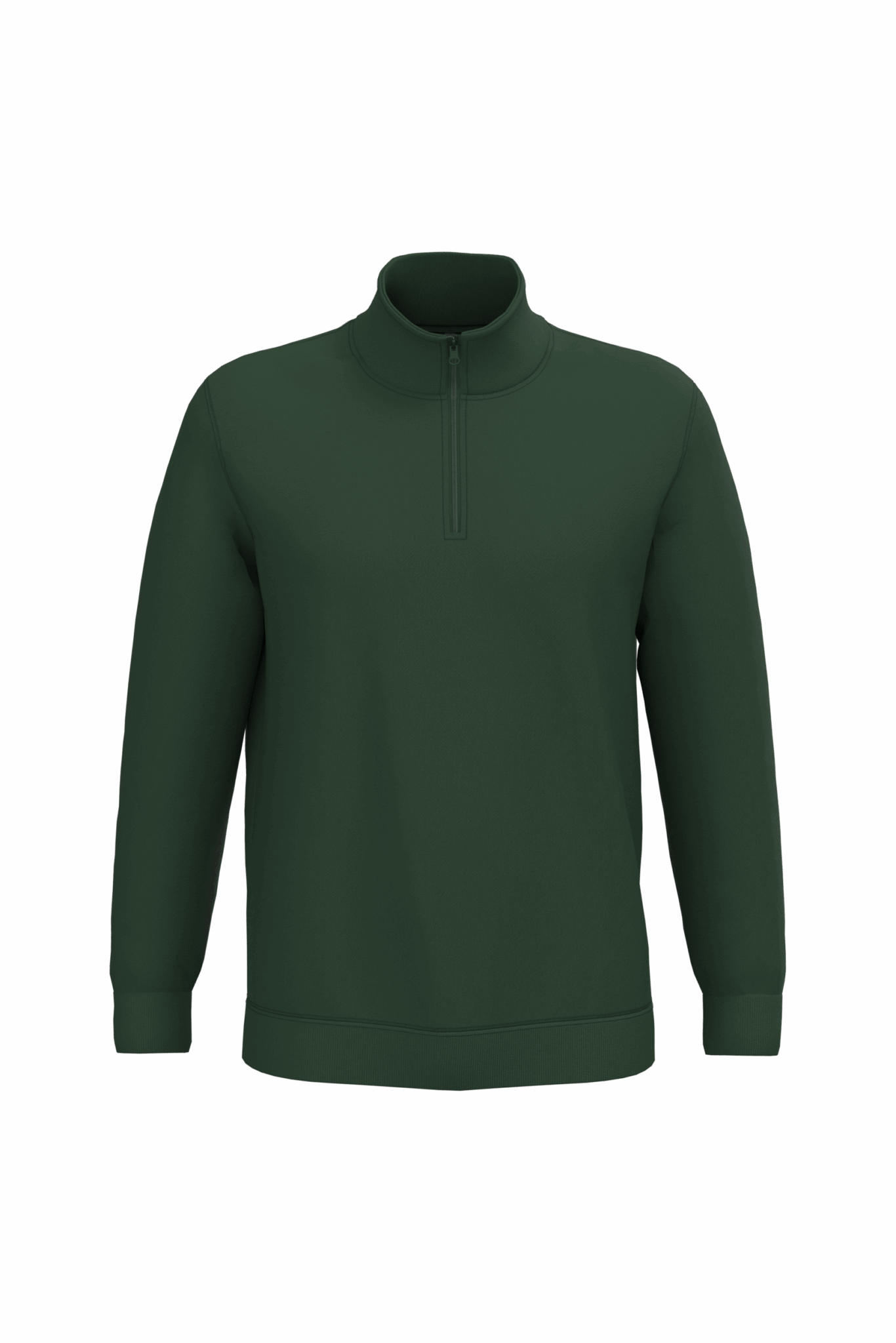 Miniature 12 pour Sweat-shirt col zippé homme