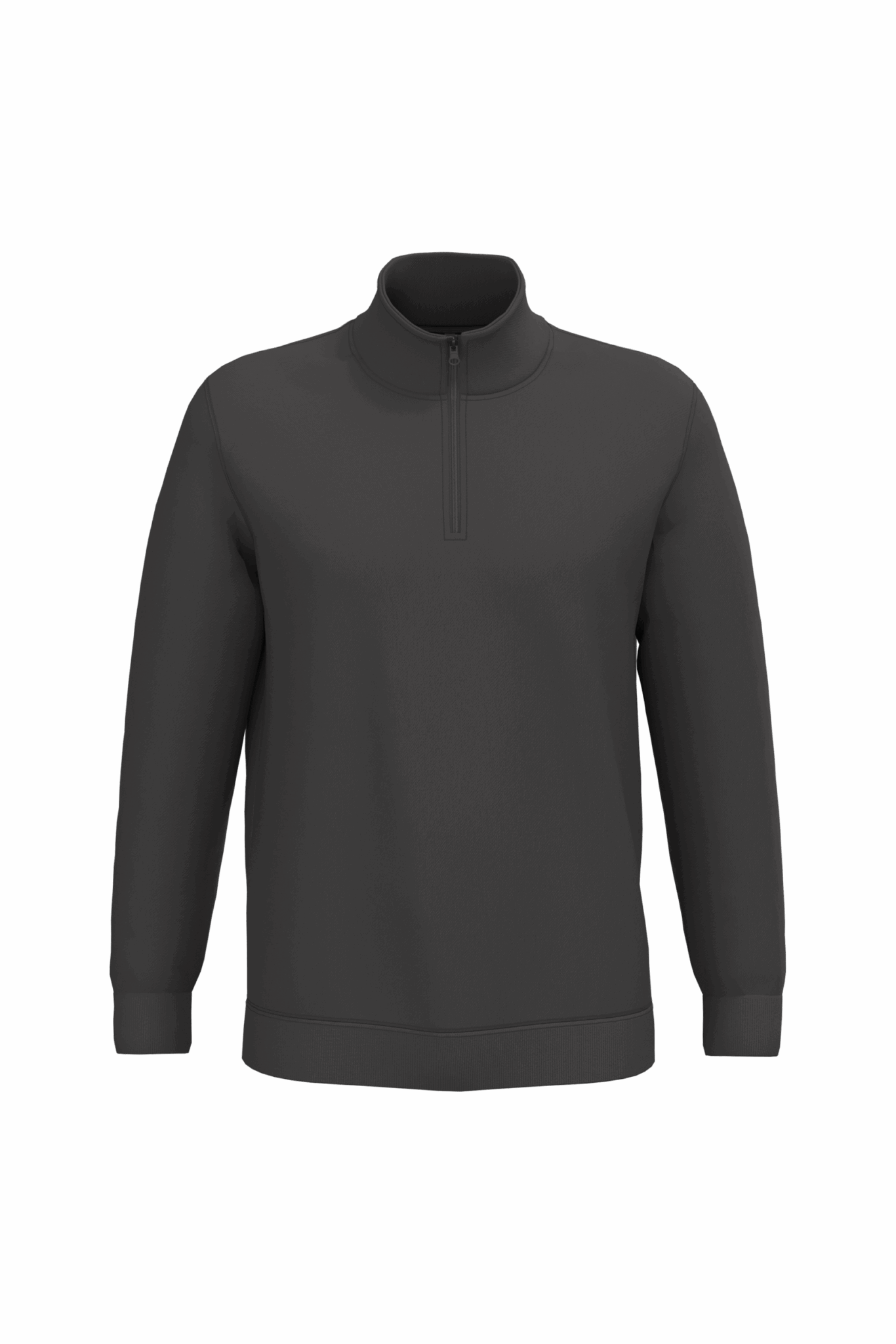Miniature 10 pour Sweat-shirt col zippé homme