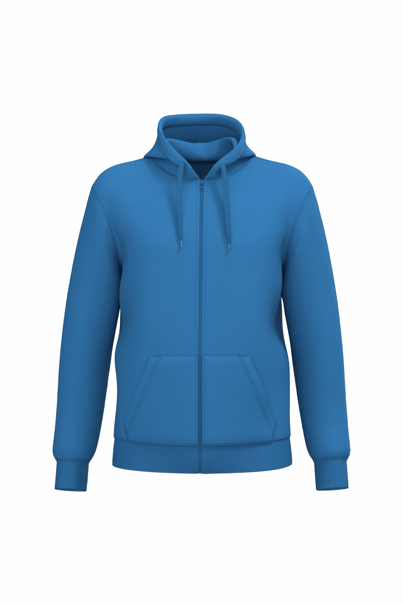 Miniature 23 pour Sweat-shirt recyclé zippé à capuche unisexe