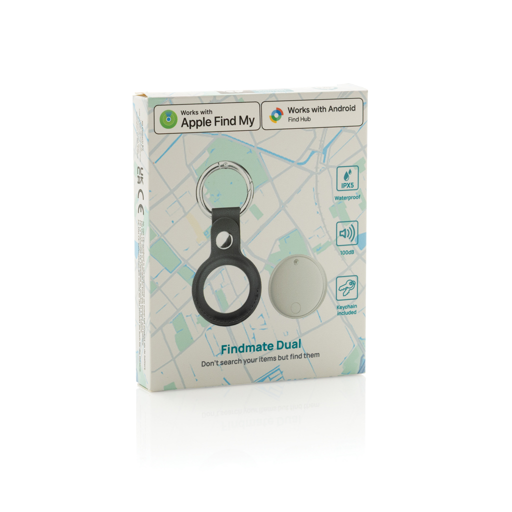 Miniature 16 pour Retrouve-clés en plastique recyclé RCS Findmate Dual