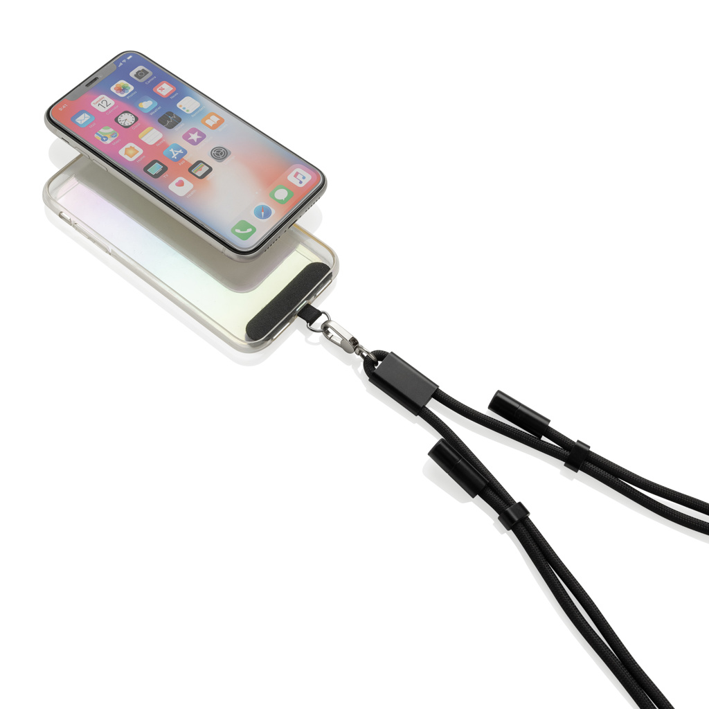 Miniature 5 pour Cordon téléphone réglable avec câble 60W en rPET RCS LoopAmp
