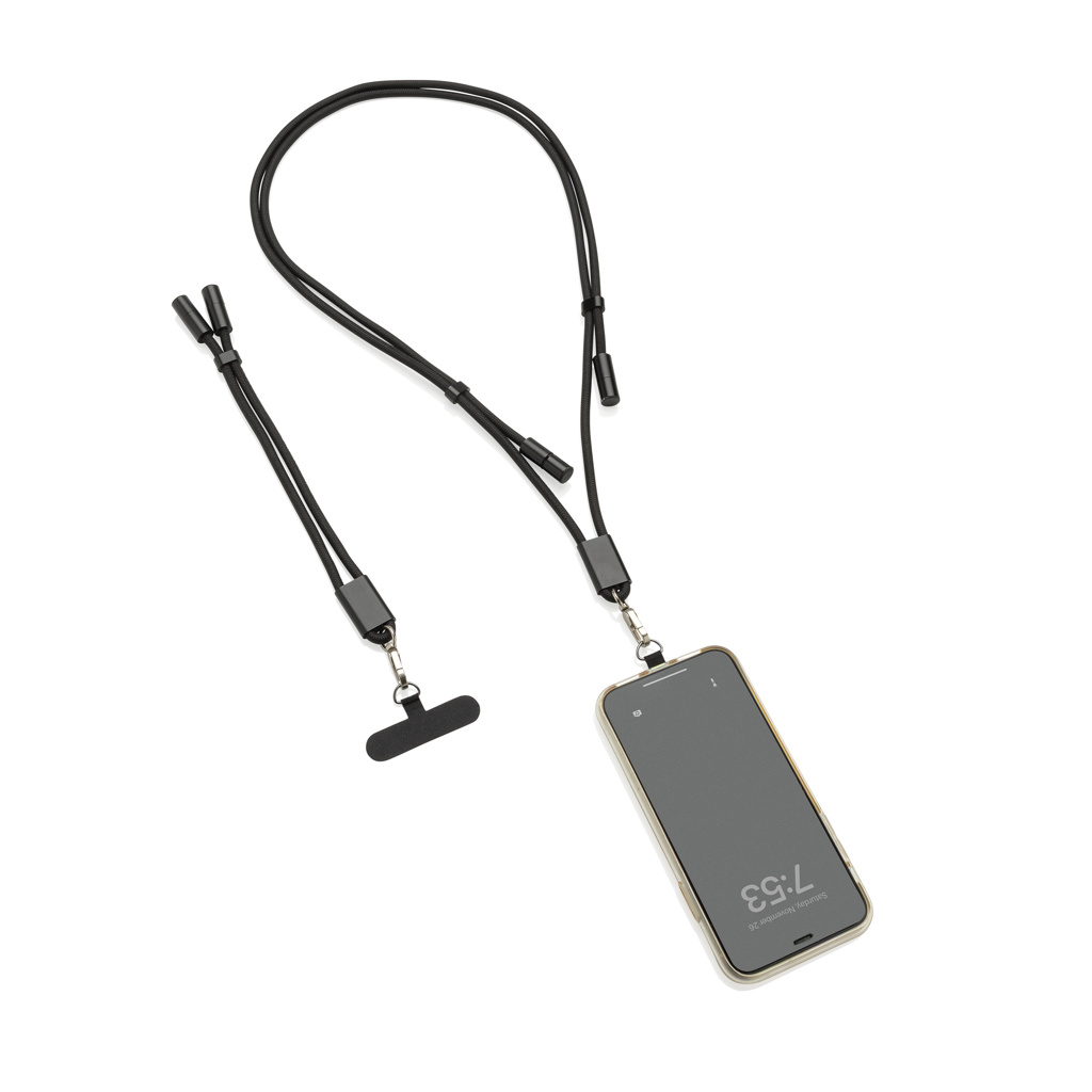 Miniature 14 pour Cordon téléphone réglable avec câble 60W en rPET RCS LoopAmp