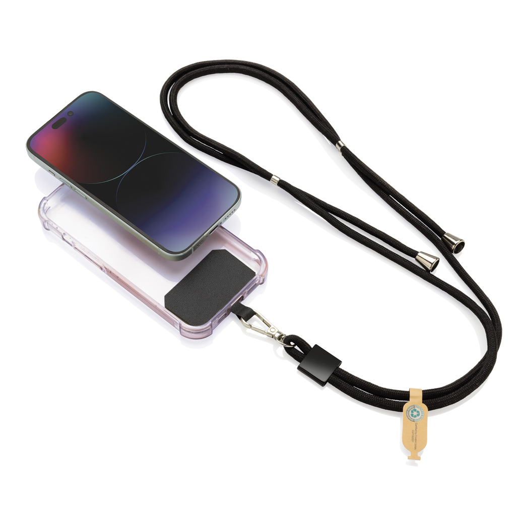 Miniature 2 pour Tour de cou téléphone réglable en rPET recyclé RCS CarryLoop