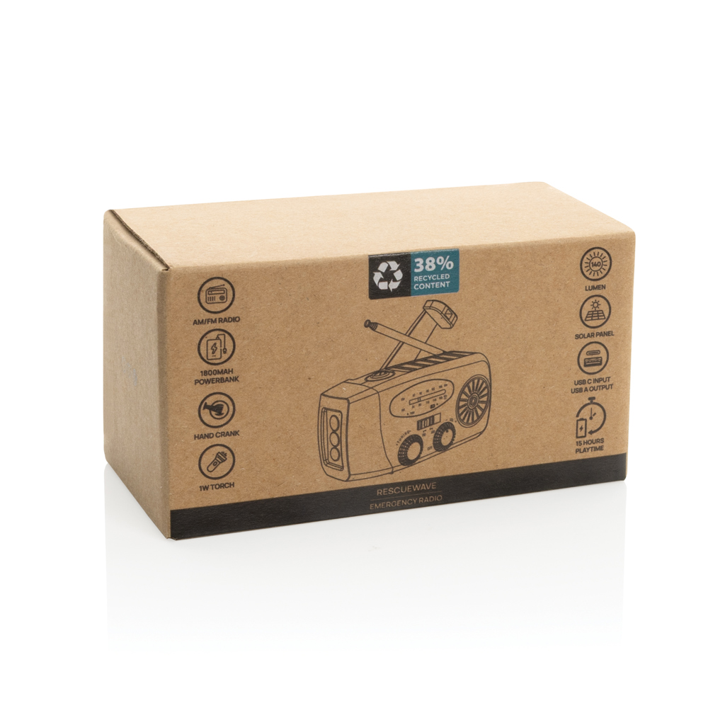 Miniature 12 pour Radio d'urgence en plastique recyclé RCS RescueWave