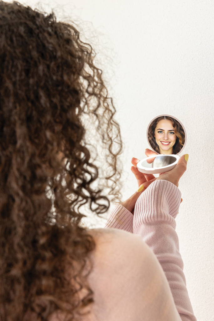 Miniature 3 pour Miroir de maquillage à LED en plastique recyclé RCS Lumora