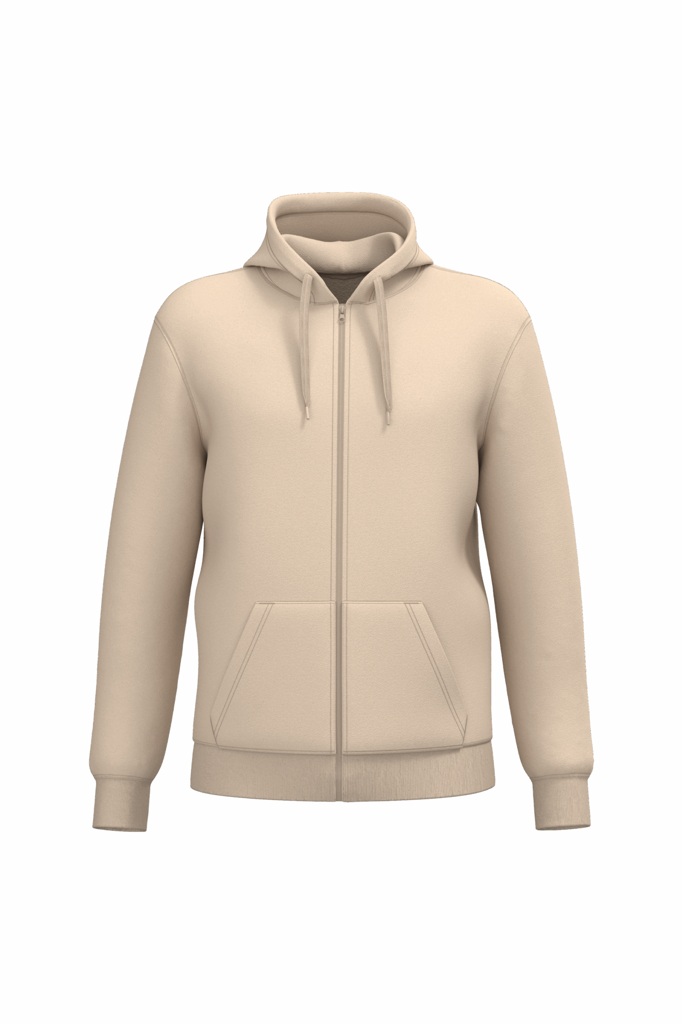 Miniature 28 pour Sweat-shirt recyclé zippé à capuche unisexe