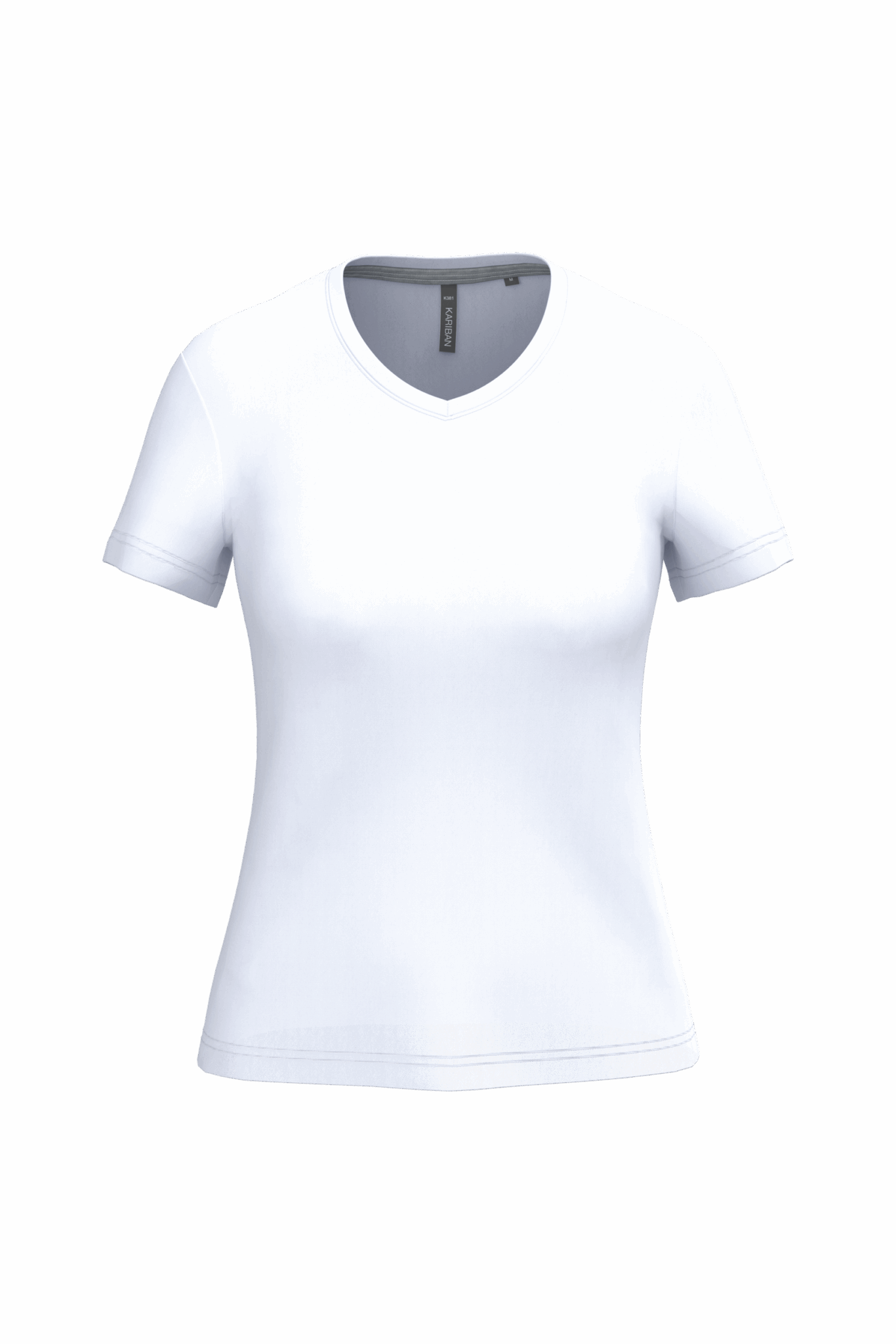 Miniature 26 pour T-shirt col V manches courtes femme
