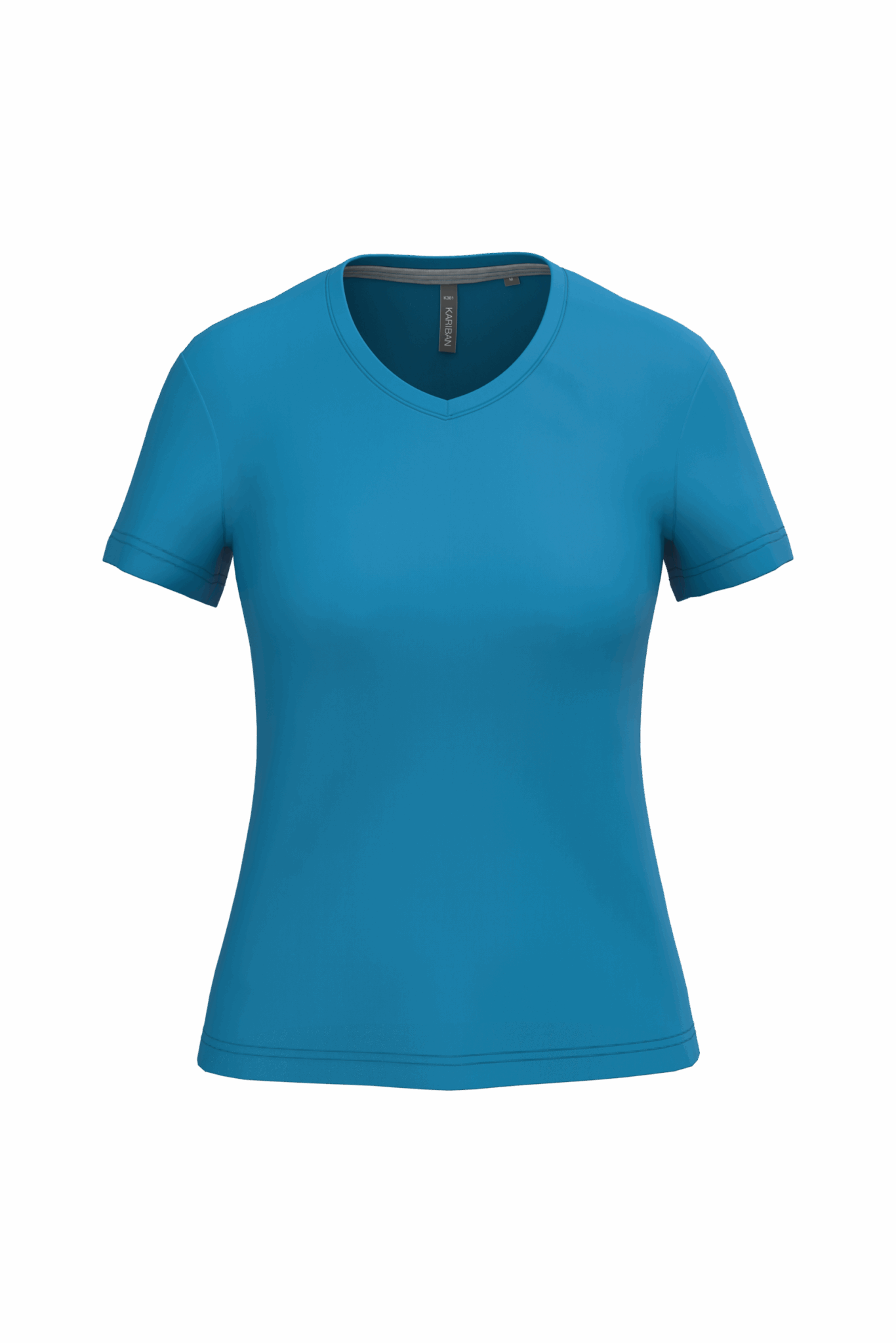 Miniature 25 pour T-shirt col V manches courtes femme