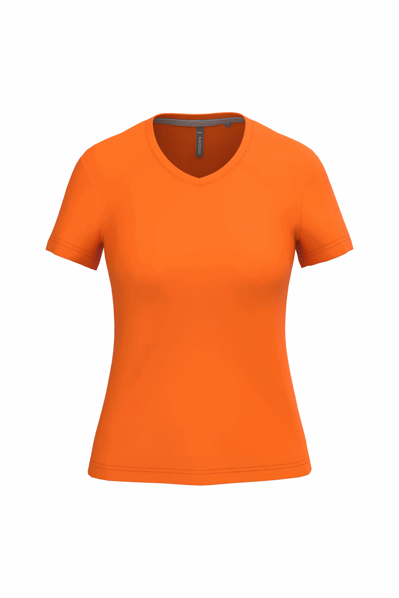 Miniature 20 pour T-shirt col V manches courtes femme