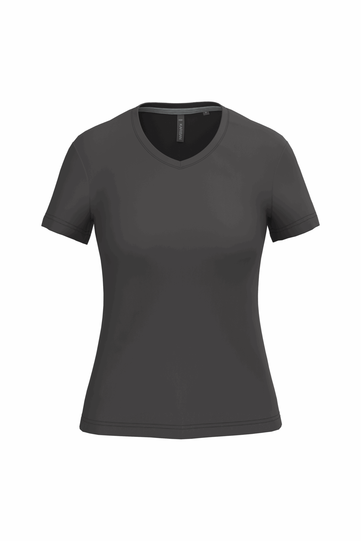 Miniature 11 pour T-shirt col V manches courtes femme