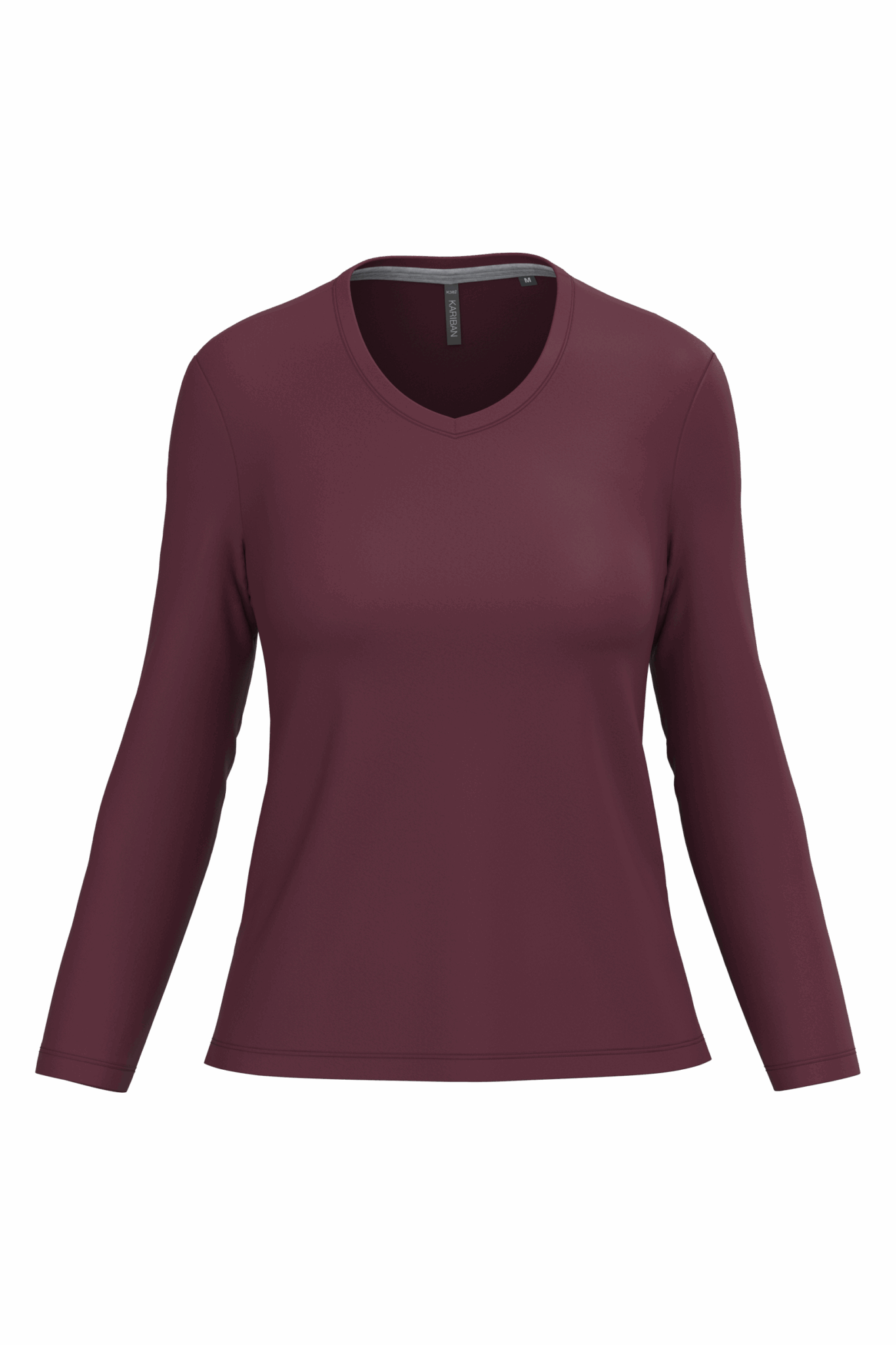 Miniature 27 pour T-shirt col V manches longues femme
