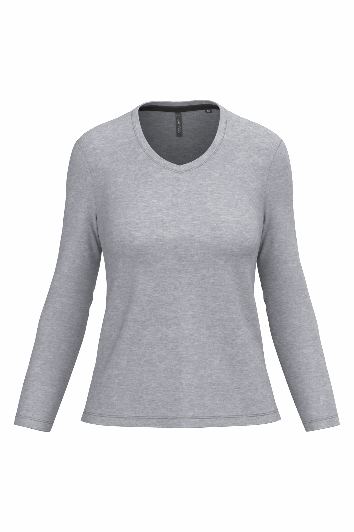 Miniature 21 pour T-shirt col V manches longues femme