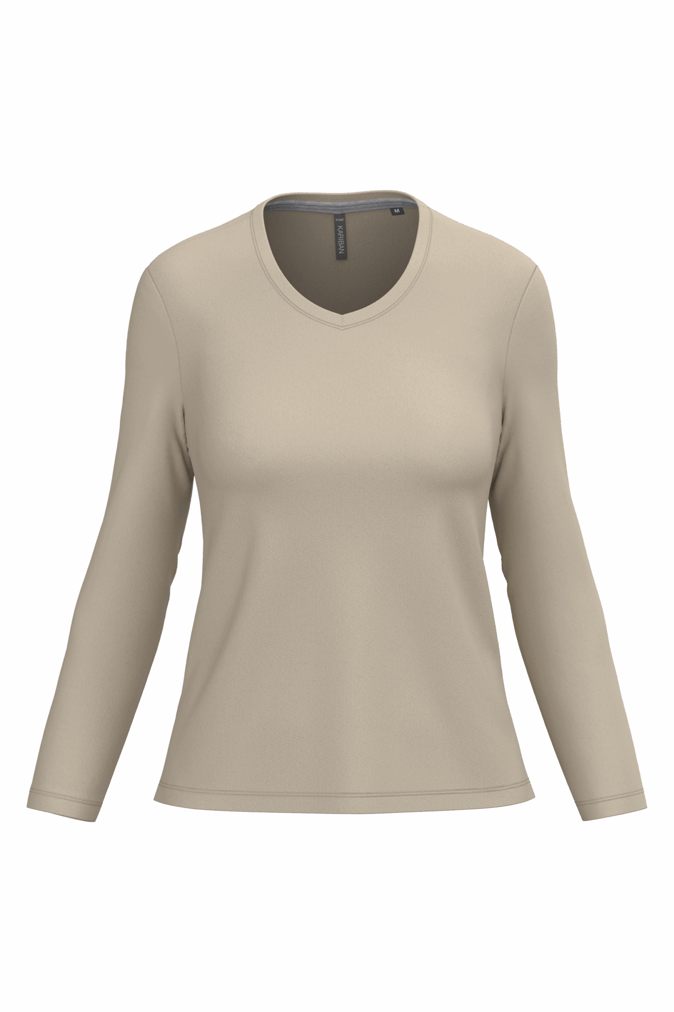 Miniature 17 pour T-shirt col V manches longues femme