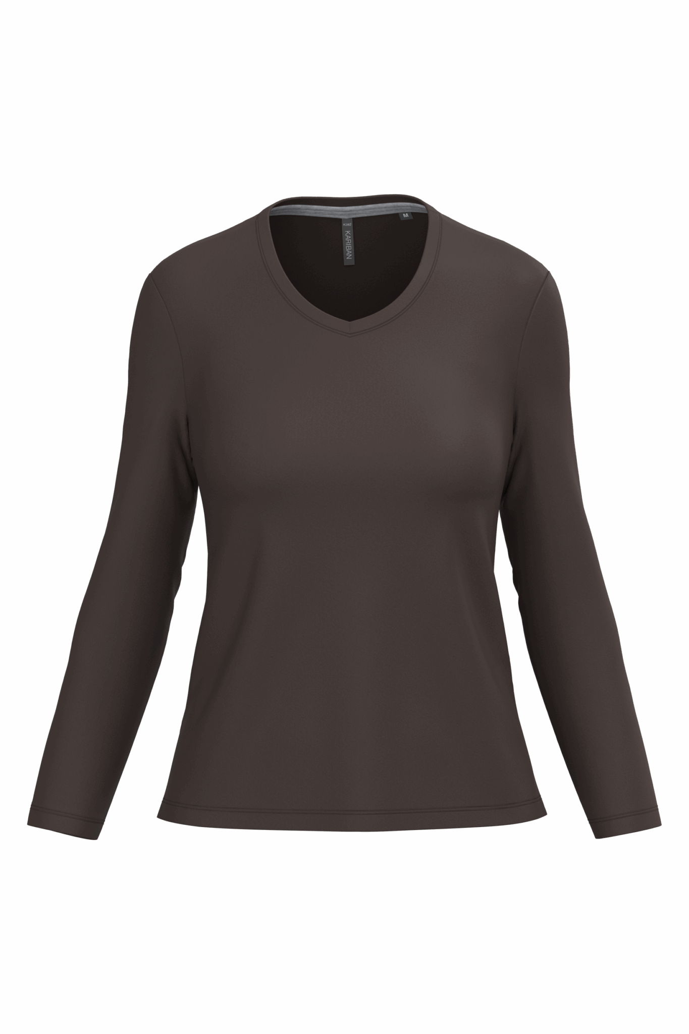 Miniature 10 pour T-shirt col V manches longues femme