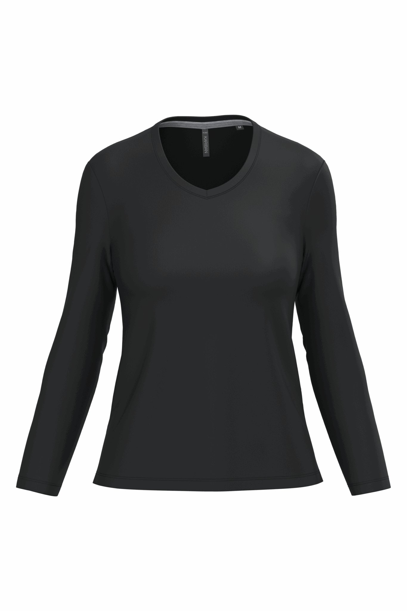 Miniature 9 pour T-shirt col V manches longues femme