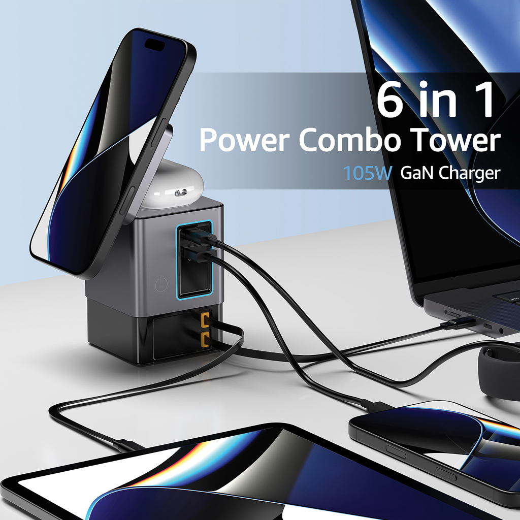 Miniature 4 pour Chargeur 105W avec câbles Urban Vitamin Sacramento