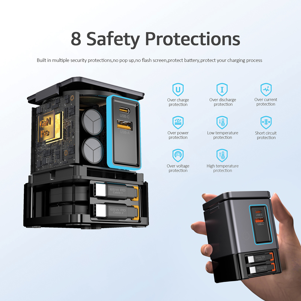 Miniature 6 pour Chargeur 105W avec câbles Urban Vitamin Sacramento