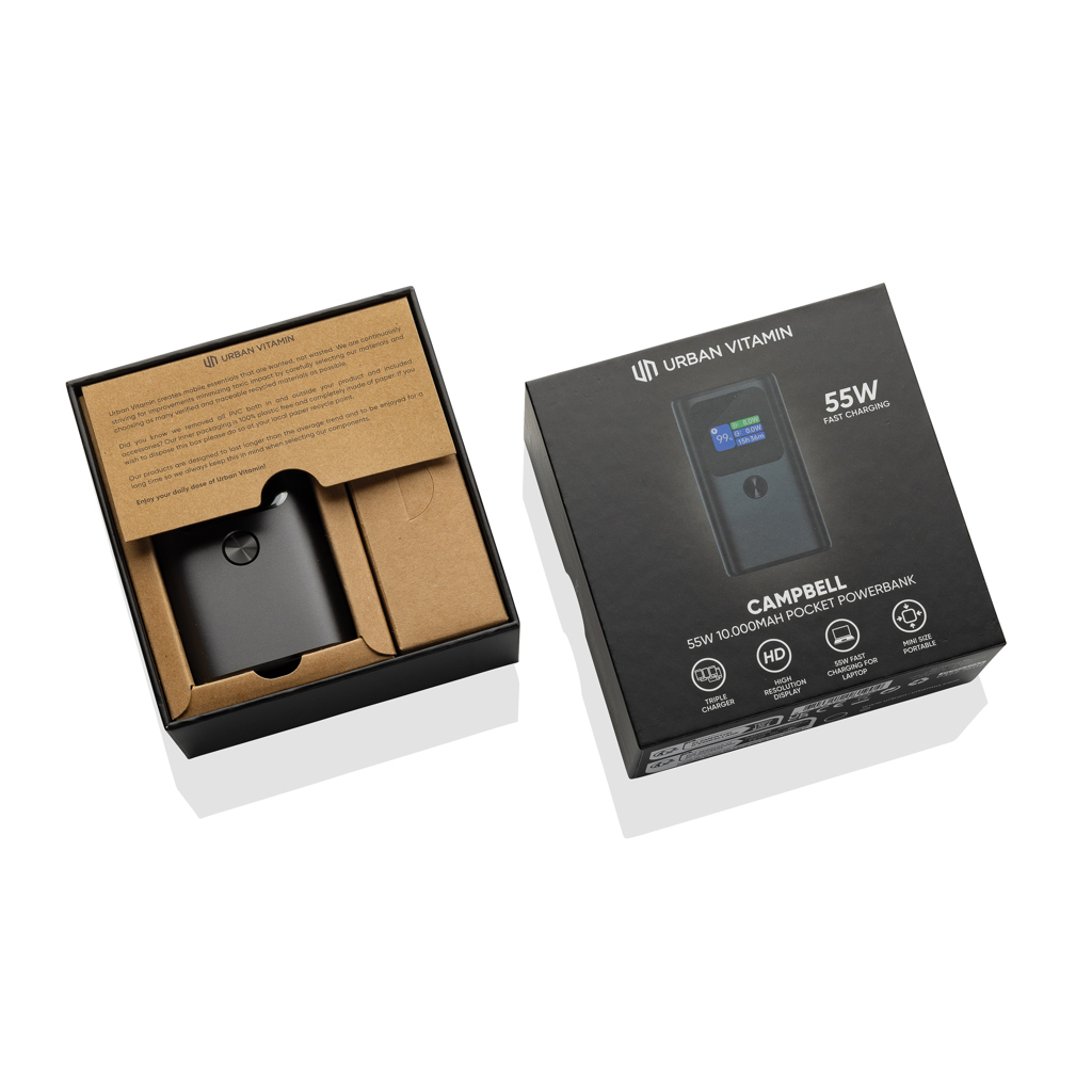 Miniature 5 pour Powerbank de poche 10.000mAh/55W Urban Vitamin Campbell