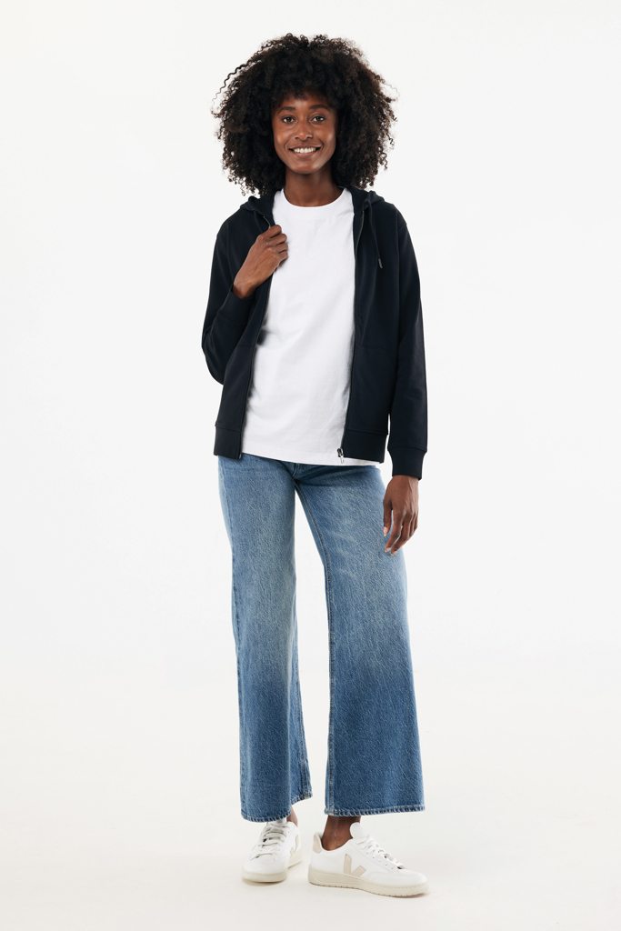 Miniature 13 pour Sweat à capuche avec zip en coton recyclé Iqoniq Abisko