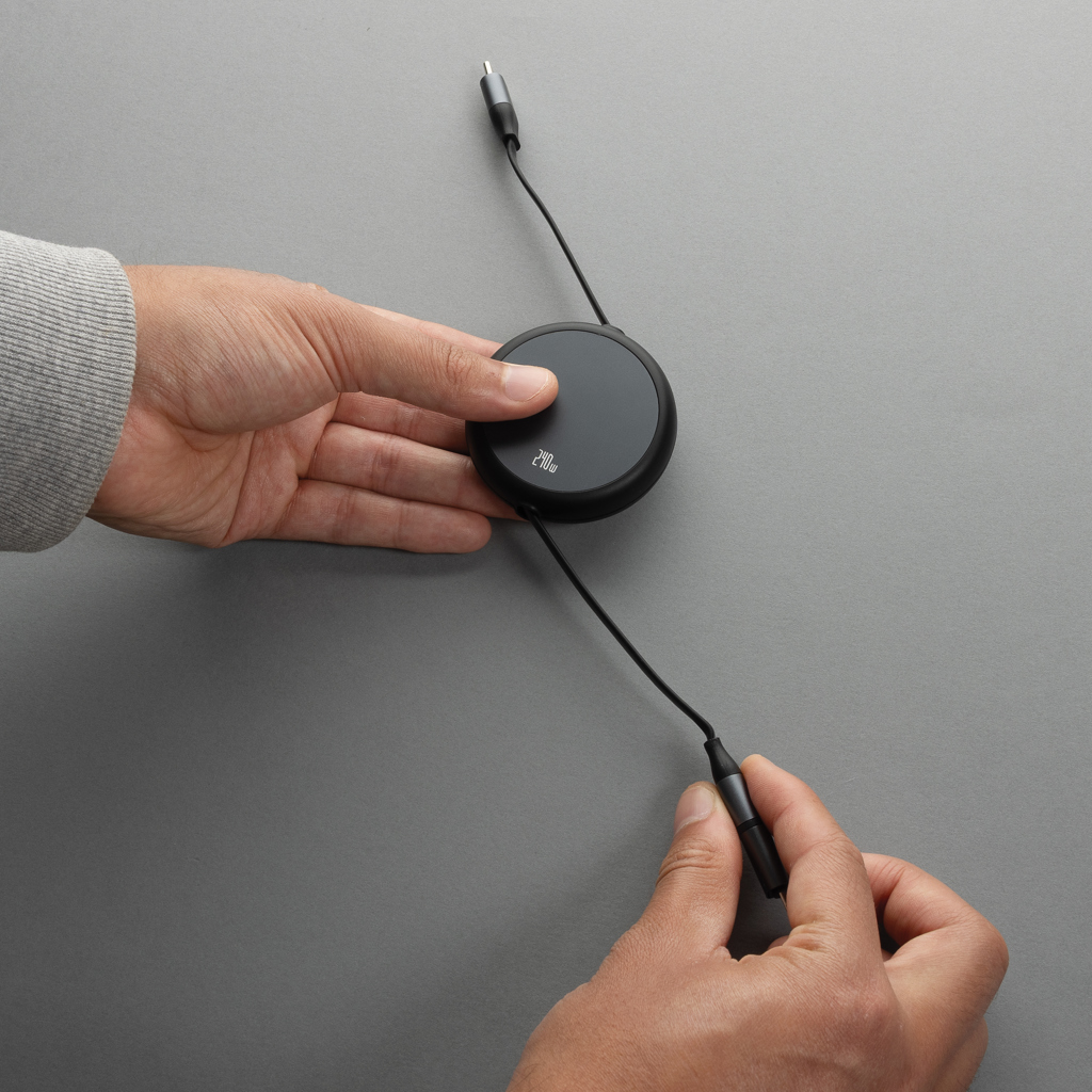 Miniature 11 pour Câble rétractable 240W 2-en-1  en aluminium RCS Terra