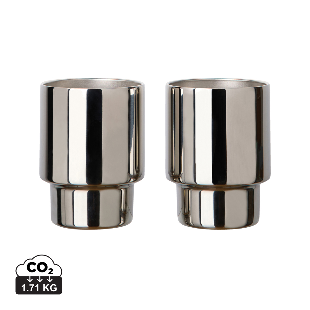 Miniature 8 pour VINGA Set de 2 tasses en acier RCS Nagano