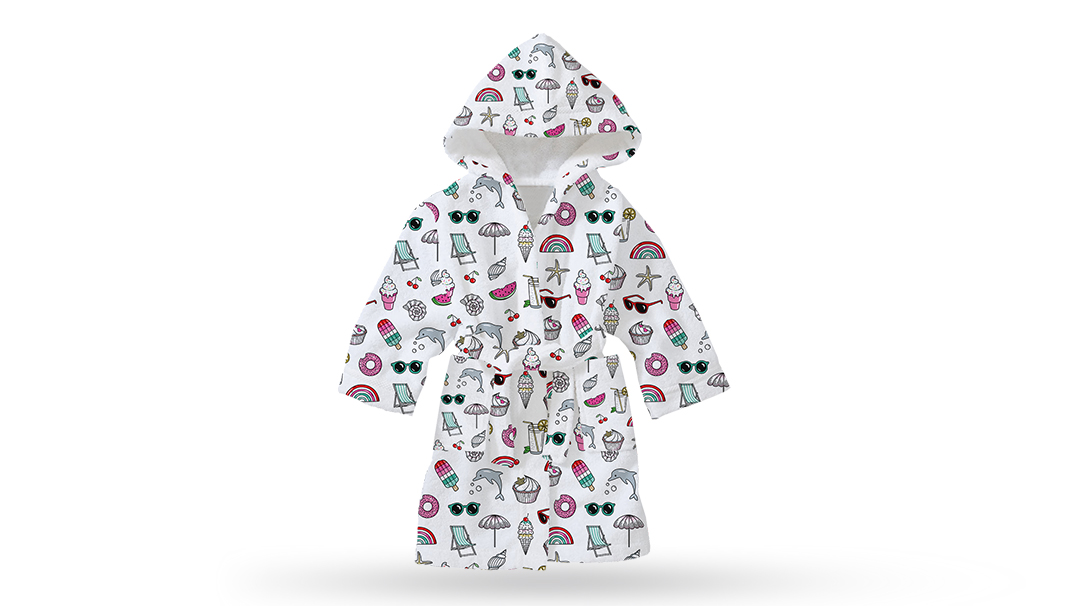 Miniature 1 pour PEIGNOIR POUR ENFANTS