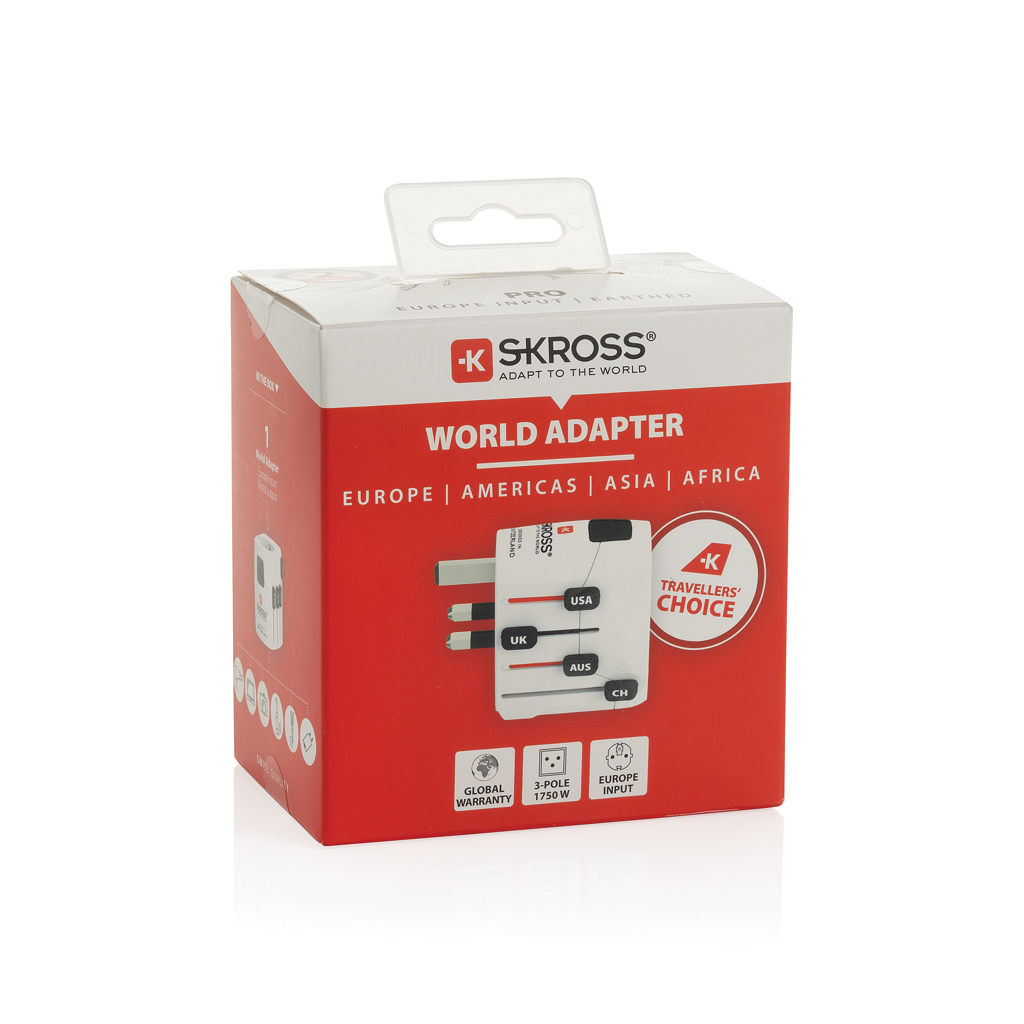 Miniature 8 pour SKROSS Adaptateur de Voyage universel 3-Pôles Pro