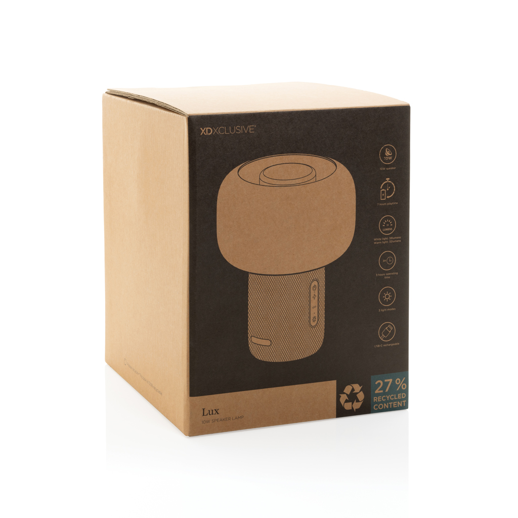 Miniature 12 pour Lampe avec haut-parleur 10W en plastique recyclé RCS Lux