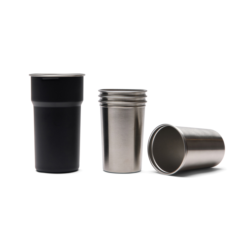Miniature 5 pour VINGA Set de 4 tasses 250ml en acier inoxydable RCS Parks