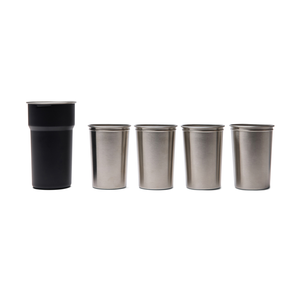 Miniature 6 pour VINGA Set de 4 tasses 250ml en acier inoxydable RCS Parks