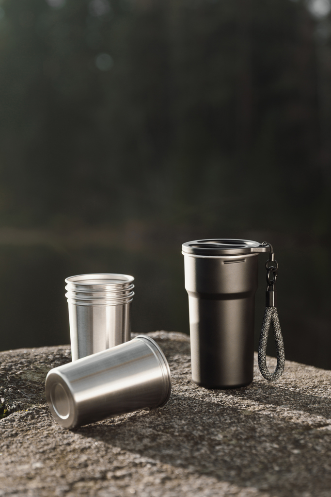 Miniature 9 pour VINGA Set de 4 tasses 250ml en acier inoxydable RCS Parks